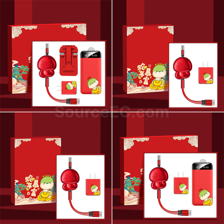 Customization 3 in 1 Retractable Quick Charge Data Line Corporate Gifts