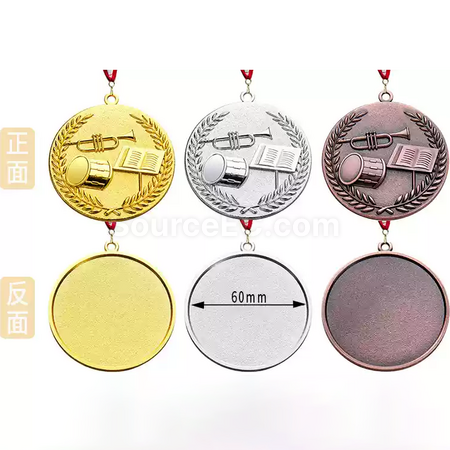 Customization Embossed Music Medal Corporate Gifts