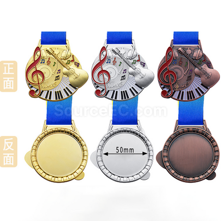 Customization Embossed Music Medal Corporate Gifts
