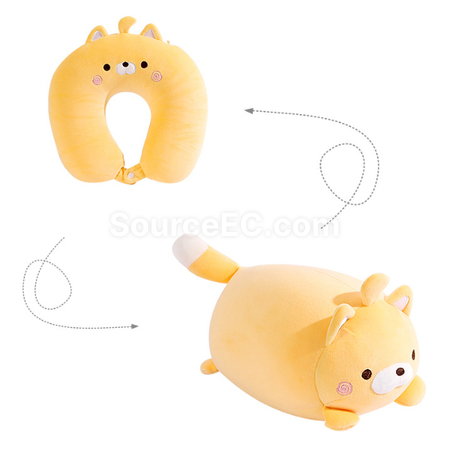 Customization 2 in 1 Animal Neck Pillow Corporate Gifts