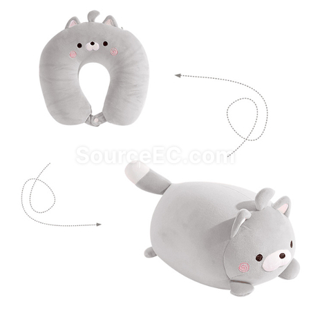 Customization 2 in 1 Animal Neck Pillow Corporate Gifts