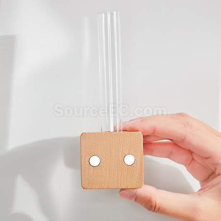 Customization Magnetic refrigerator magnet hydroponic small vase Corporate Gifts