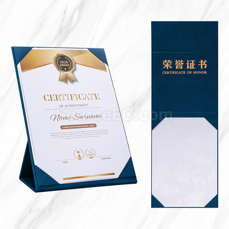 Customization A4 Certificate Cover Corporate Gifts