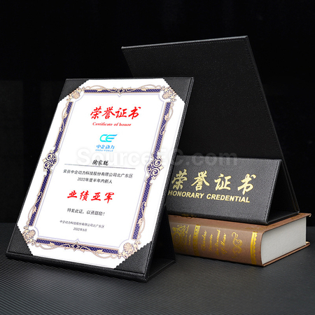 Customization A4 Certificate Cover Corporate Gifts