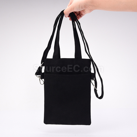Double Mouth Canvas Milk Tea Bag
