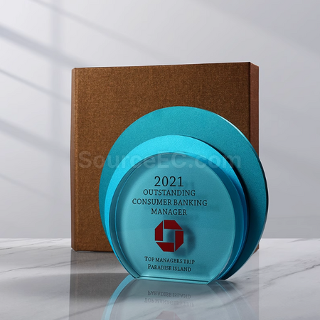 Customization Creative Netal Crystal Trophy Corporate Gifts