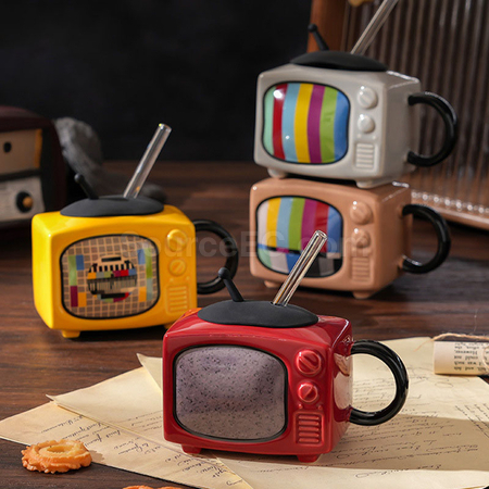 Customization TV Shape Coffee Mug Corporate Gifts
