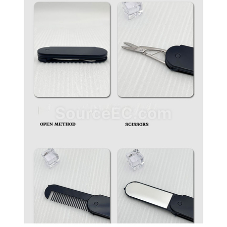 Customization Three-in-one Folding Mirror Scissors Corporate Gifts