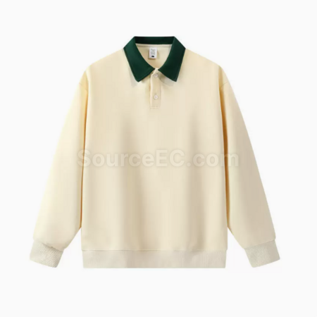 Customization Color blocked polo long sleeves Corporate Gifts