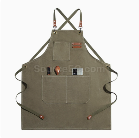 Customization Cross tied denim apron Corporate Gifts