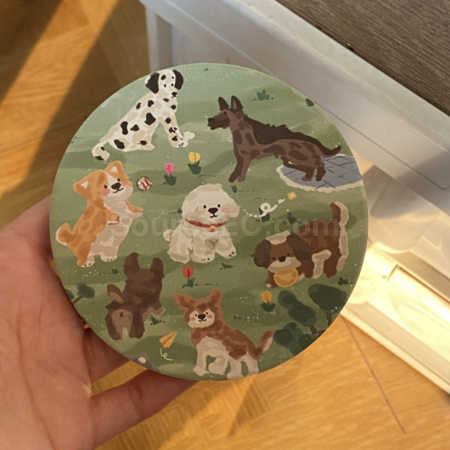 Customization Cute puppy coaster Corporate Gifts