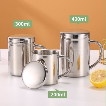 Customization 304 Stainless Steel Double Layer Mug Corporate Gifts