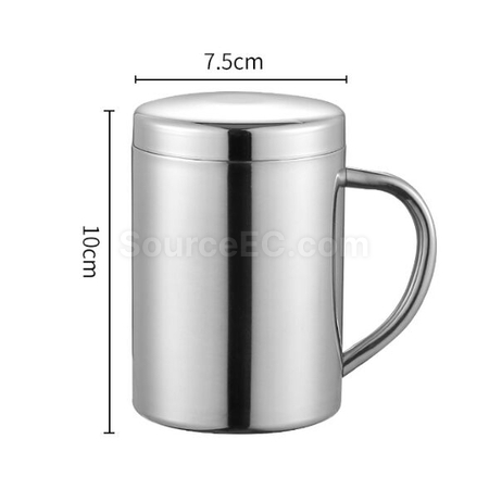 Customization 304 Stainless Steel Double Layer Mug Corporate Gifts