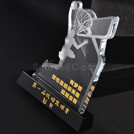 Customization Basketball Crystal Seat Corporate Gifts