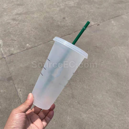 Customization PP Thick Straw Cup Corporate Gifts