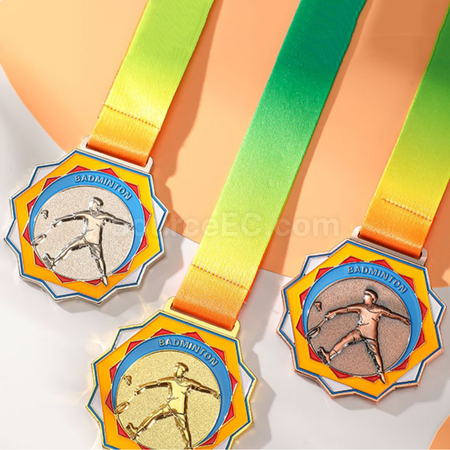 Customization Badminton medals Corporate Gifts