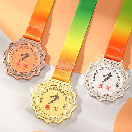 Customization Basketball Metal Medal Corporate Gifts