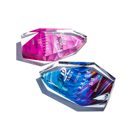 Customization Irregular Crystal Trophy Corporate Gifts