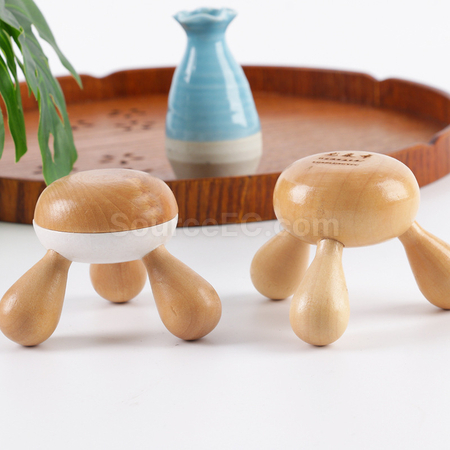 Customization Wooden Manual Massager Corporate Gifts