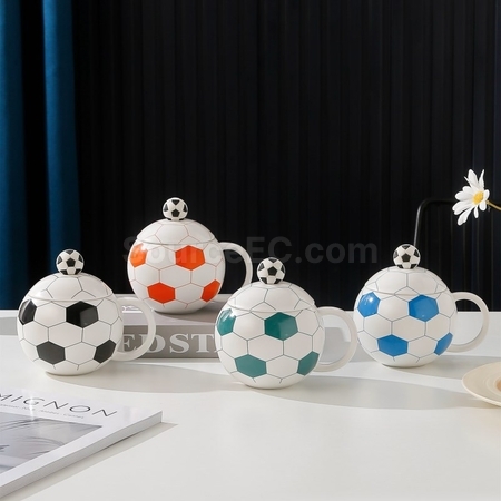 Customization Football Ceramic Mug Corporate Gifts