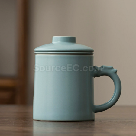 Customization Ceramic filter tea cup Corporate Gifts