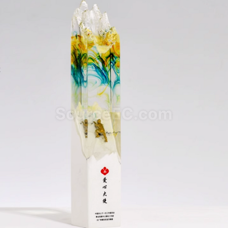 Customization Marble Crystal Trophy Corporate Gifts