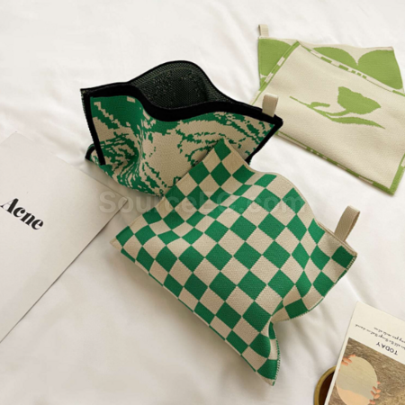 Customization Knitted tissue bag Corporate Gifts