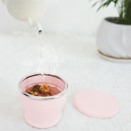 Customization 150ML Foldable Silicone Cup Corporate Gifts
