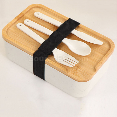 Customization Wheat Straw LunchBox Corporate Gifts