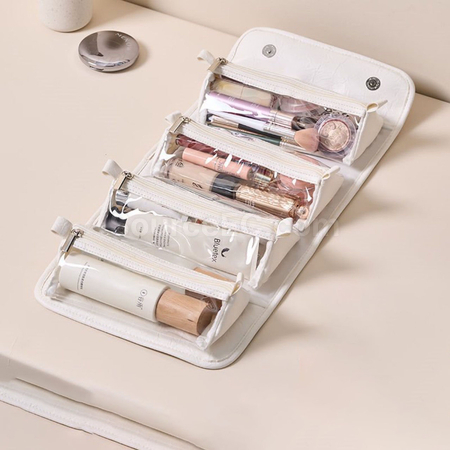 Customization Folding PU Storage Toiletry Bag Corporate Gifts