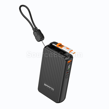 Customization Retractable Wire Power Bank With  Corporate Gifts
