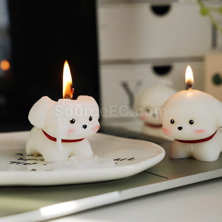 Customization Puppy Aromatherapy Candle Ornament Corporate Gifts
