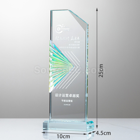Customization Pleated Crystal Trophy Corporate Gifts