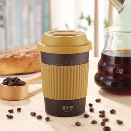 Customization Degradable coffee grounds material coffee cup Corporate Gifts