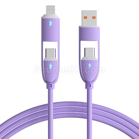 Customization Four In One Data Cable Corporate Gifts