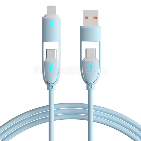 Customization Four In One Data Cable Corporate Gifts