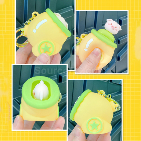 Customization Squeeze Decompression Keychain Corporate Gifts