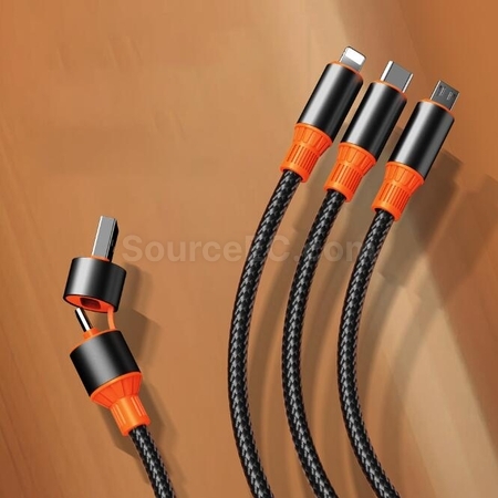 Customization Two-to-Three Fast Charging Data Cable Corporate Gifts