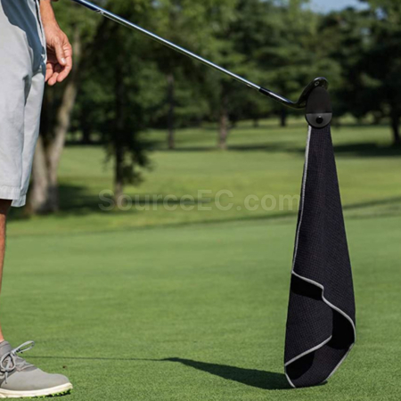 Customization Magnetic Clip Outdoor Golf Towel Corporate Gifts