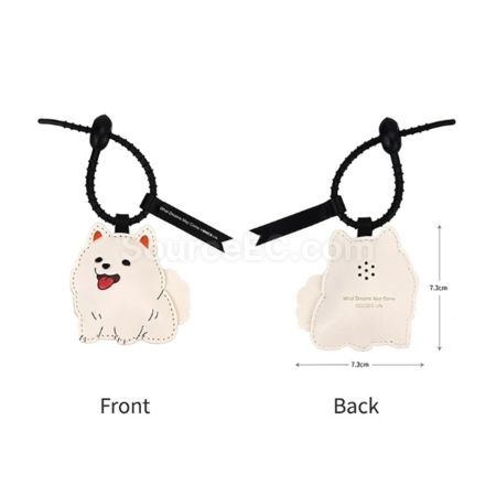 Customization Pinch the sound producing leather keychain Corporate Gifts