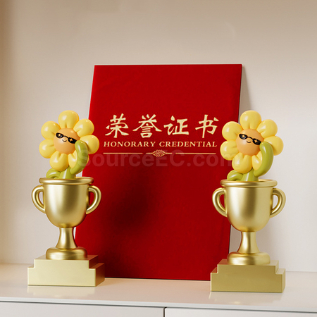 Customization Sunflower Award Corporate Gifts