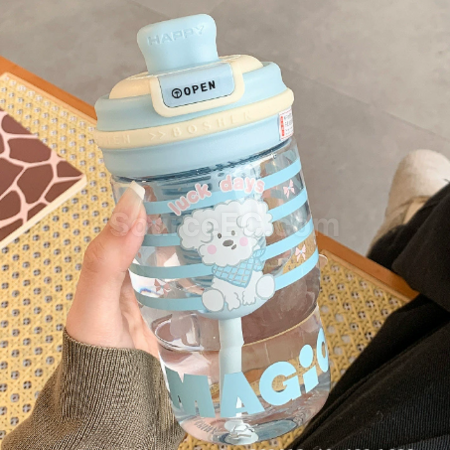 Customization Tritan Cute straw water cup Corporate Gifts