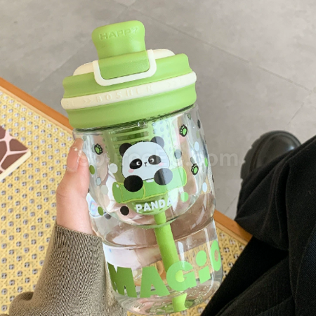 Customization Tritan Cute straw water cup Corporate Gifts
