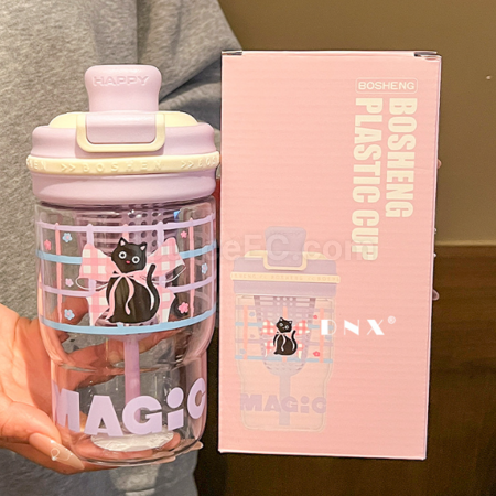 Customization Tritan Cute straw water cup Corporate Gifts