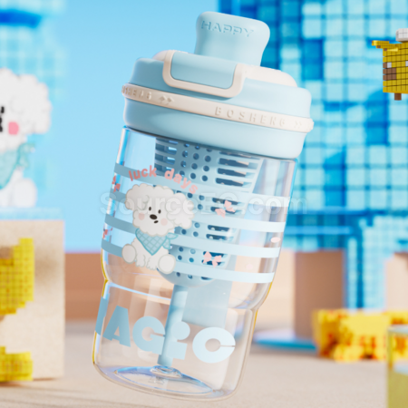 Customization Tritan Cute straw water cup Corporate Gifts