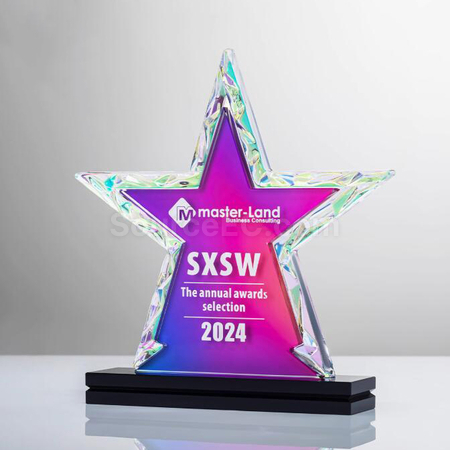 Plated Crystal Award