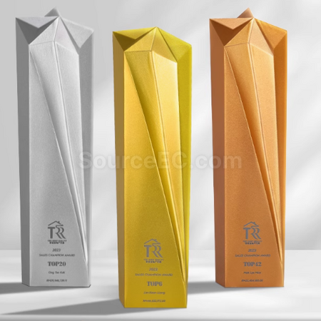 Aluminum Alloy Brushed Trophy
