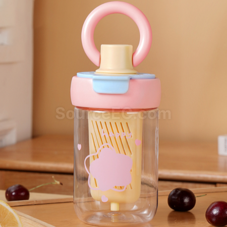 Customization Large Capacity Ring Straw Cup Corporate Gifts