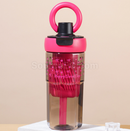 Customization Large Capacity Ring Straw Cup Corporate Gifts