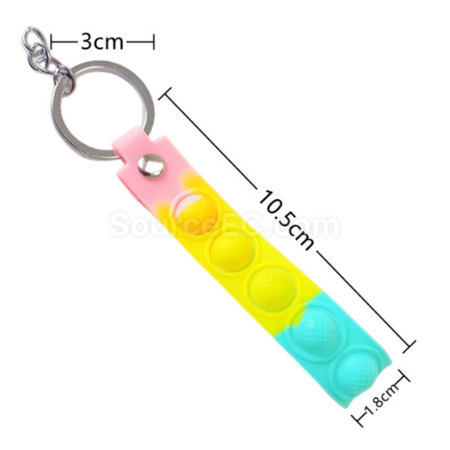 Customization Stress Relief Bubble Keychain Corporate Gifts